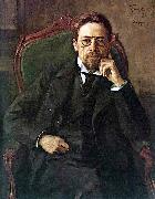 Osip Braz Portrait of Anton Pavlovich Chekhov Sweden oil painting artist